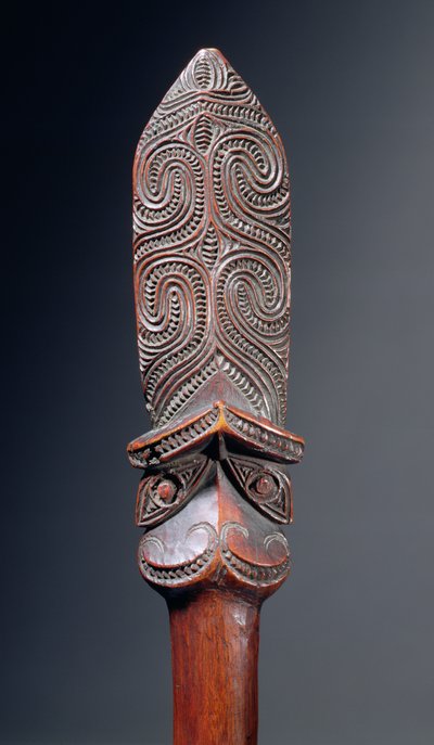 Bastón Taiaha de Maori